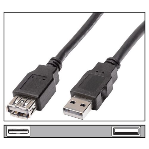 Assmann USB A-M/A-F 3m produžni kabal Slike