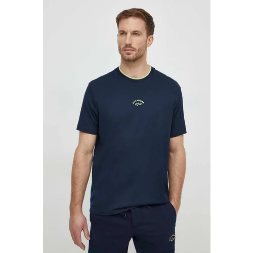 Paul&Shark Pamučna majica za muškarce, boja: tamno plava, s tiskom