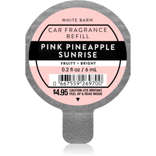 Bath &amp;amp; Body Works Pink Pineapple Sunrise miris za auto zamjensko punjenje 6 ml Slike