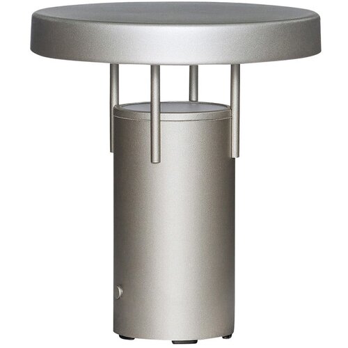 Hübsch Svetlo siva LED zatemnitvena namizna svetilka (višina 20 cm) BringMe – Cene