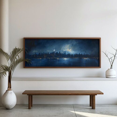 WALLXPERT FAH113-120 Multicolor Decorative Framed MDF Painting Cene