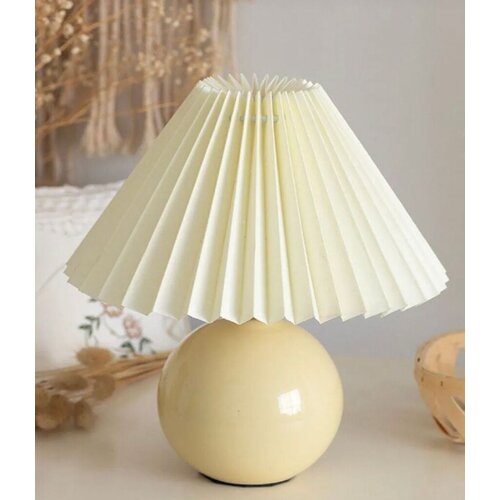 Opviq Stona lampa BRZ-340121, 40 W, 27 cm, Krem Slike