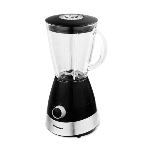 Heinner HBL-550S Blender, 550W, 1.5L , 2 brzine + pulsiranje crni/srebrni Slike
