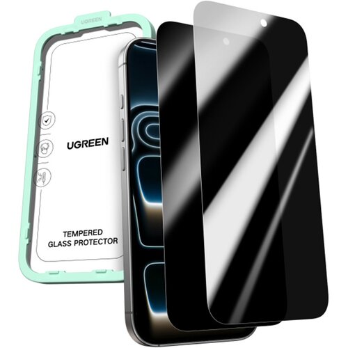 Ugreen KALJENO STEKLO ZA PRIVATIZIRANJE ZA IPHONE 17 PRO MAX ZA&amp;Scaron;ČITA ZASLON 2, (5000334293) Slike