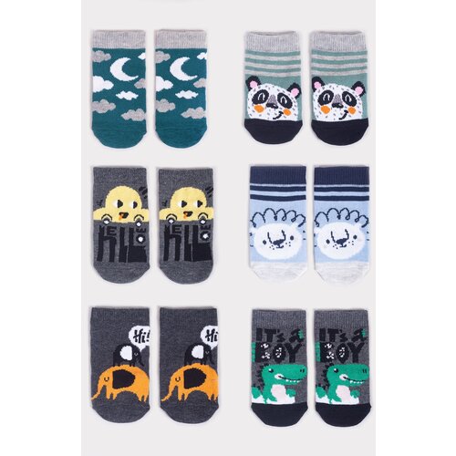 Yoclub Kids's 6Pack Baby Boy's Socks SKA-0123C-AA00-002 Slike