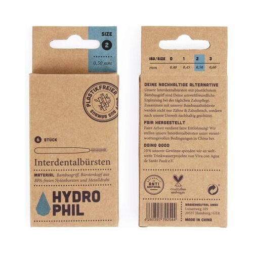 Hydrophil interdentalne ščetke - velikost 2 (0,50 mm) Cene