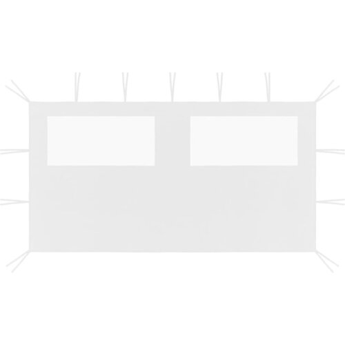  3070424 Gazebo Sidewall with Windows 4x2 m White (315313) Cene