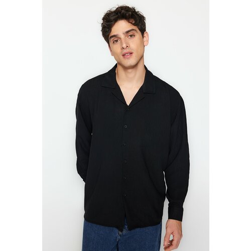 Trendyol shirt - black - oversize Cene