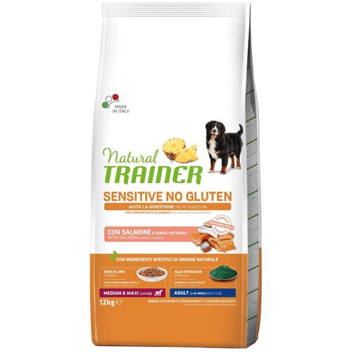 Trainer specialty nutrition sensitive monoproteico medium & maxi adult with salmon - hrana za odrasle pse srednjih i velikih rasa - sa lososom (3k Cene