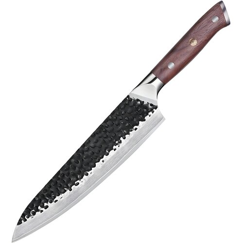  Damaskasti kuhinjski nož TE-37529 - Chef / Smeđa KP37529 Cene