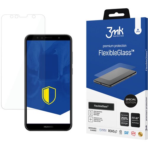 3mk Za&amp;scaron;titno hibridno staklo FlexibleGlass za Huawei Y6 2018 - Prozirna Slike