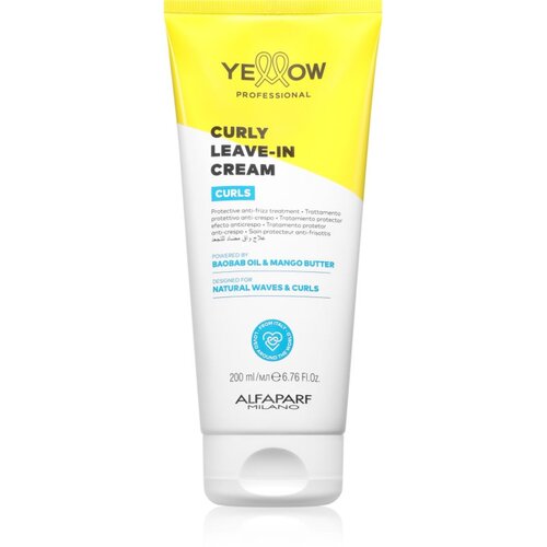 Yellow Professional Curls Curly Leave-in Cream krema brez spiranja za valovite in kodraste lase 200 ml Cene