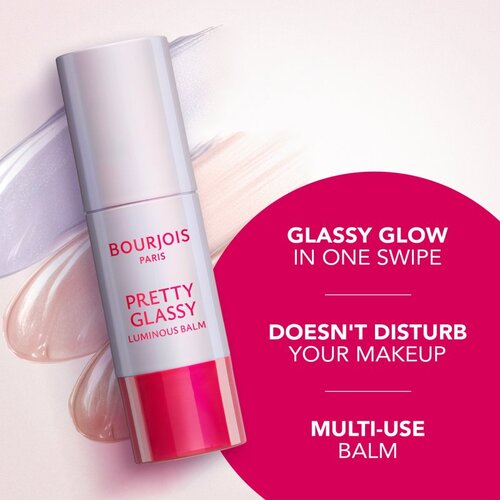 Bourjois Pretty Glassy multifunkcionalni highlighter nijansa 01 Lilac Fizz 5 g Slike