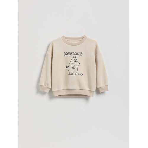 Reserved Majica s kapuljačom Moomins - bež Cijene