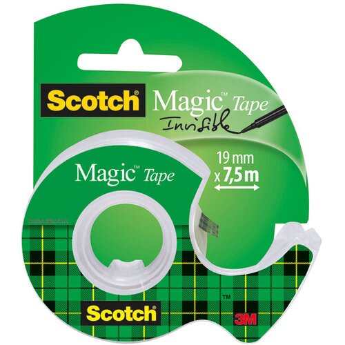 Traka LJEPLJIVA NEVIDLJIVA 19MM/ 7,5M SCOTCH MAGIC 3M.BLISTER Cene