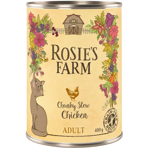Rosie's Farm Adult 6 x 400 g - Piletina
