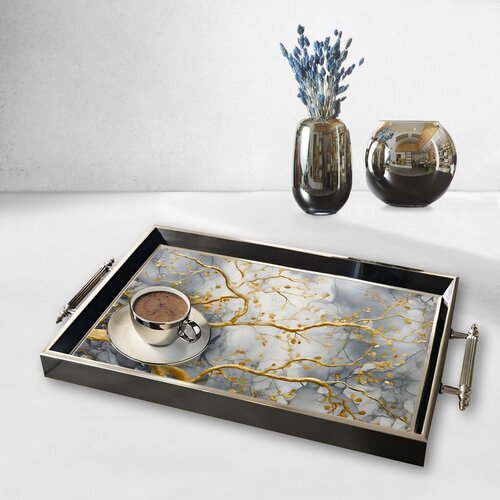 Aberto Design Poslužavnik TPG9831 50 x 29 x 3.5 cm, Šareni Cene