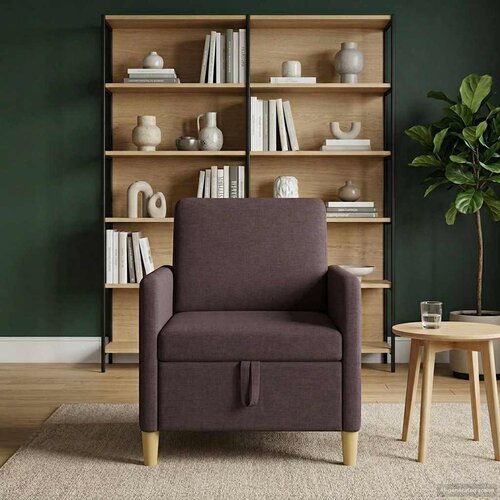 SOFA s pohranom Tamno smeđa 72 x 78 x 87 cm Poliester Cijene