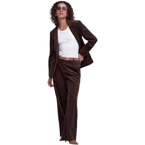 Jacqueline De Yong Lahkotne hlače &amp;amp; Harem hlače JDYSHIRAZ MW HEM WIDE PANT PNT 15382888 Kostanjeva Slike