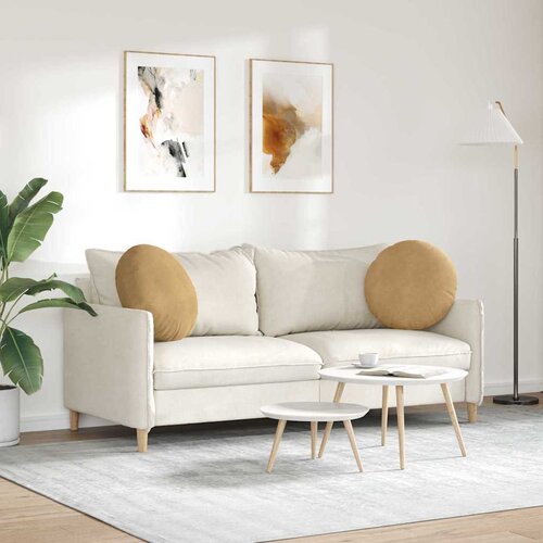  Jastučići za sjedenje 2 pcs Smeđa &amp;Oslash;50 x 19 cm Bar&amp;scaron;un Slike