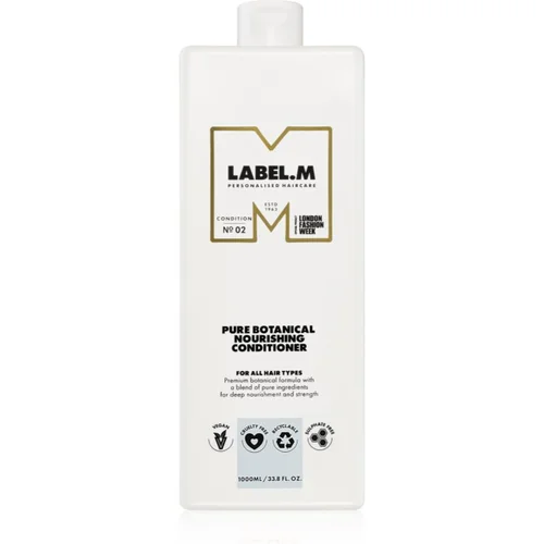 Label.m Pure Botanical Nourishing Conditioner hidratantni i hranjivi regenerator za sve tipove kose 1000 ml