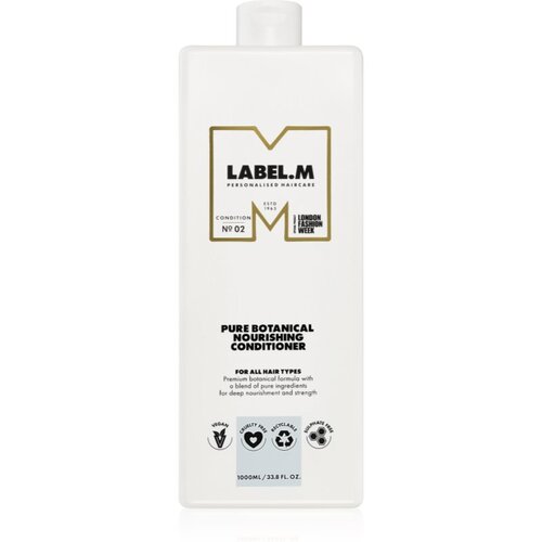 Label.m Pure Botanical Nourishing Conditioner vlažilni in hranilni balzam za vse tipe las 1000 ml Cene
