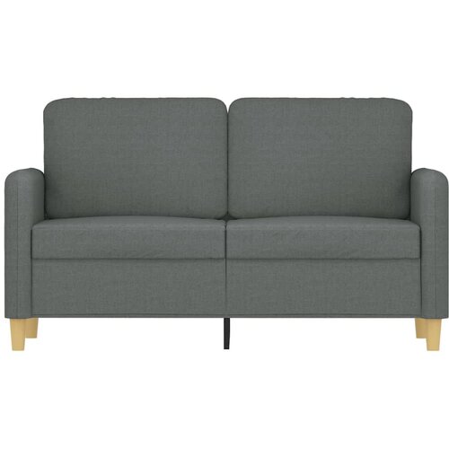  Dvosjed od tkanine tamnosivi 120 cm Slike