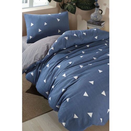  geometrik - blue blue single quilt cover set (fr) Cene