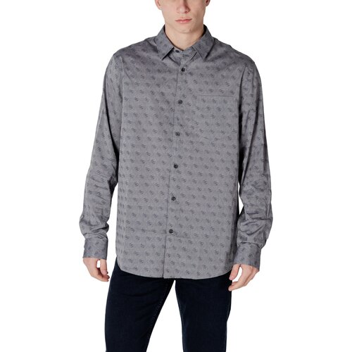 Guess Srajce z dolgimi rokavi LS 4G JACQUARD M5GH65 WFXX1 Siva Cene