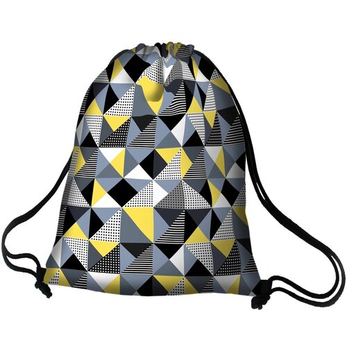 Bertoni unisex's Backpack Mellange Yellow Cene