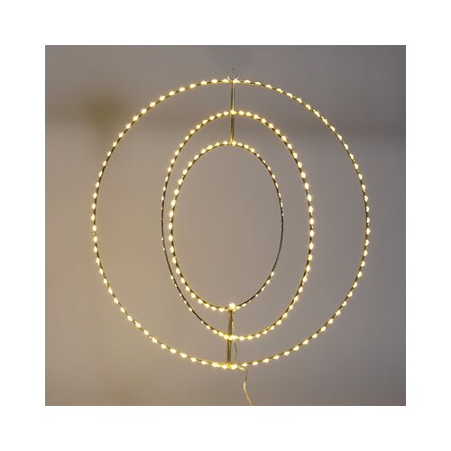  Tarrington House Metalni krug svetleći rotirajući 192 LED 50 cm Cene