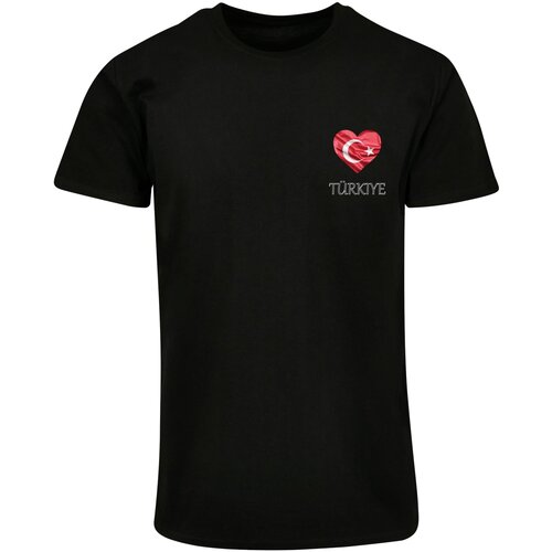 Merchcode Men&amp;#039;s T-shirt Football - Turkey black Slike