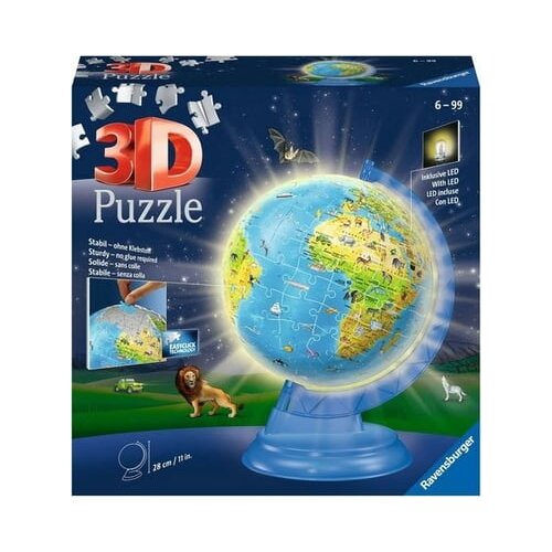  3D Puzzles - otro&amp;scaron;ki globus z lučko Slike