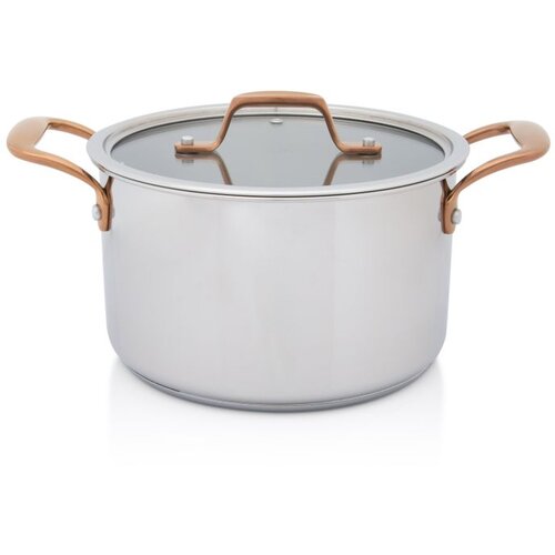 Metalac šerpa sa staklenim poklopcem 24cm Cene