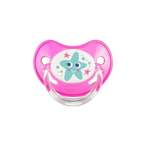 Canpol BABIES VARALICA ORTHODONTIC SILICONE 0-6M (1 pc) 22506 LOVE &amp;amp; SEA - PINK (22506_pin) Slike