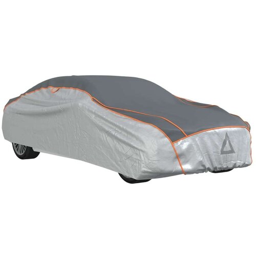 VidaXL Automobilska navlaka za limuzinu protiv tuče XXL sivo-srebrna Slike