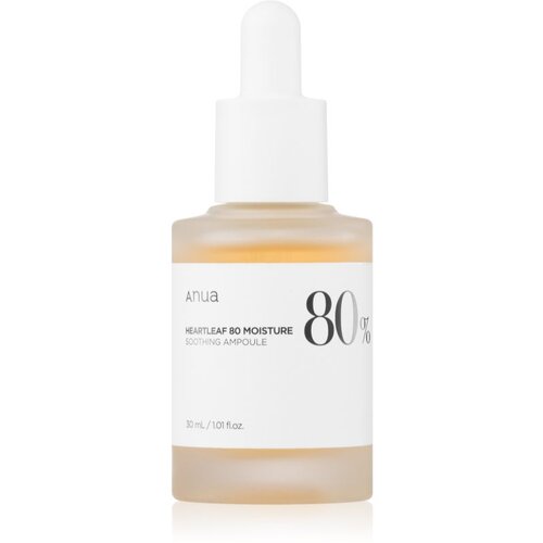 Anua Heartleaf 80% Moisture Ampoule ampule za intenzivnu obnovu kože lica s umirujućim djelovanjem 30 ml Cijene