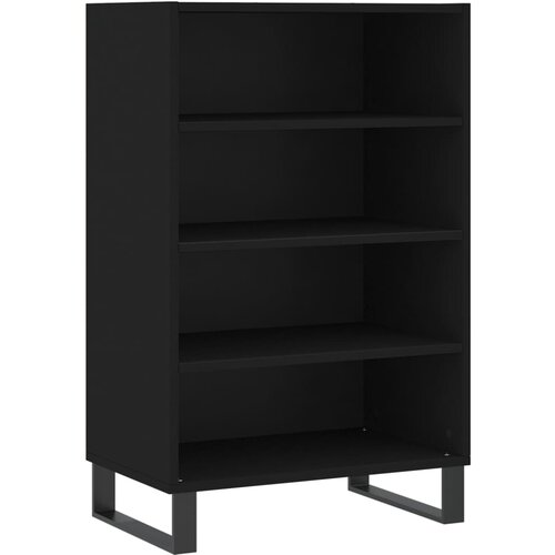 Maison Chic Visoka omara - Komoda - Predalnik črna 57x35x90 cm inženirski les, (21722770) Slike