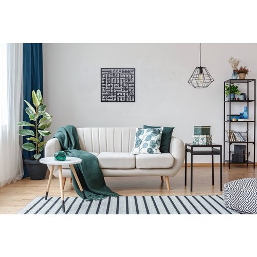 Atelier Del Sofa zidna dekoracija Kufi Felak, 50x50 cm 2 mm, Crna Slike