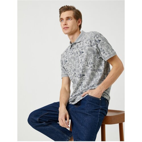 Koton Polo T-shirt - Gray - Slim fit Slike