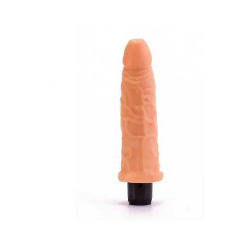 Lovetoy Real Feel - realistični vibrator - 19 cm (prirodni)