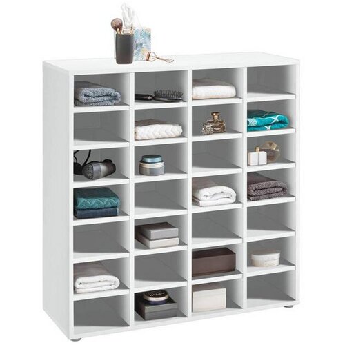 CARRYHOME regal 92/96/33 cm bela Cene