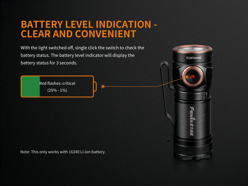 Fenix svjetiljka ručna E18R LED Slike