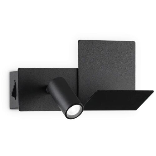 Ideal Lux led zidno svetlo komodo LED/4,5W/230V usb cri 90 crno Slike