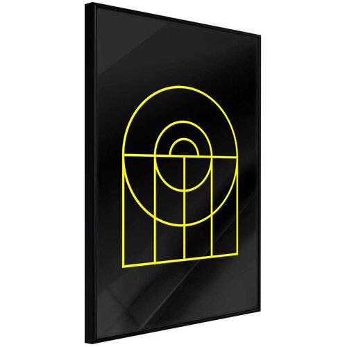  Poster - Yellow Lines 20x30 Slike