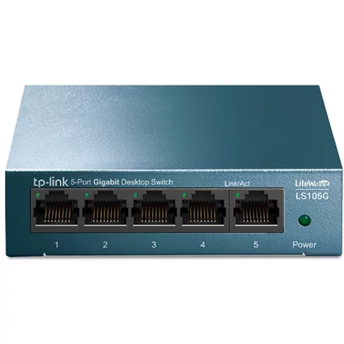 Switch 5 portni TP-Link LiteWave 5-Port Gigabit Desktop 5 Gigabit LS105G
