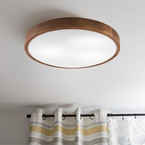 Brilagi - LED plafonsko svetlo CARVALHO SLIM 3xE27/60W/230V hrast-tre&amp;scaron;nja prečnik 47 cm Slike