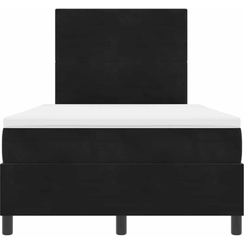  LED Box Spring Krevet s uzglavljem Crna 120 x 200 cm Bar&amp;scaron;un Slike