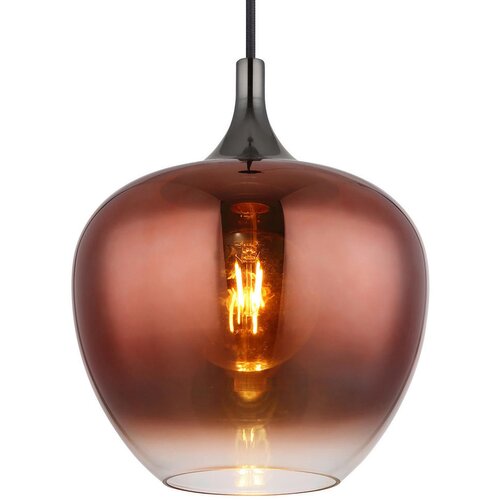 Globo 15548HG - Luster na sajli MAXY 1xE27/60W/230V u boji bakra Slike