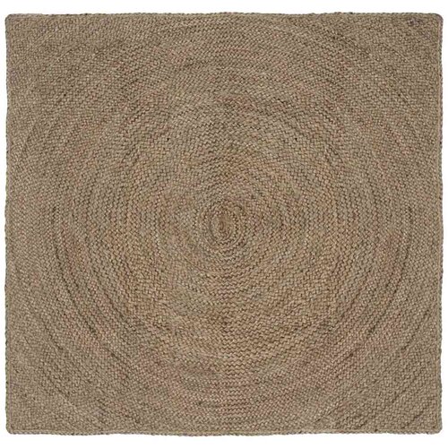 vidaXL Preproge za povr&scaron;ine Kvadrat Siva 160 x 160 cm Juta, (5000132979) Cene